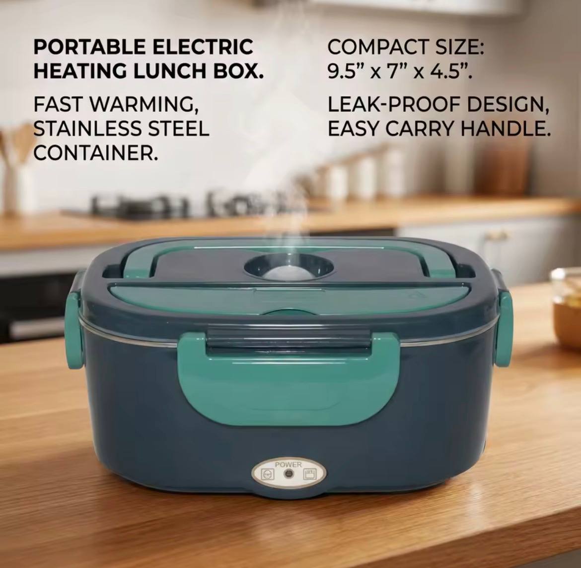 World Camp™ 1.5 L 60W Portable Electric Lunch Box