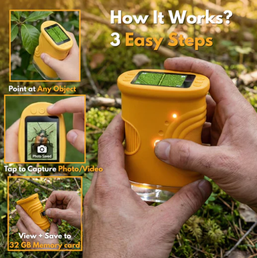 World Camp™ 4K Discovery Microscope