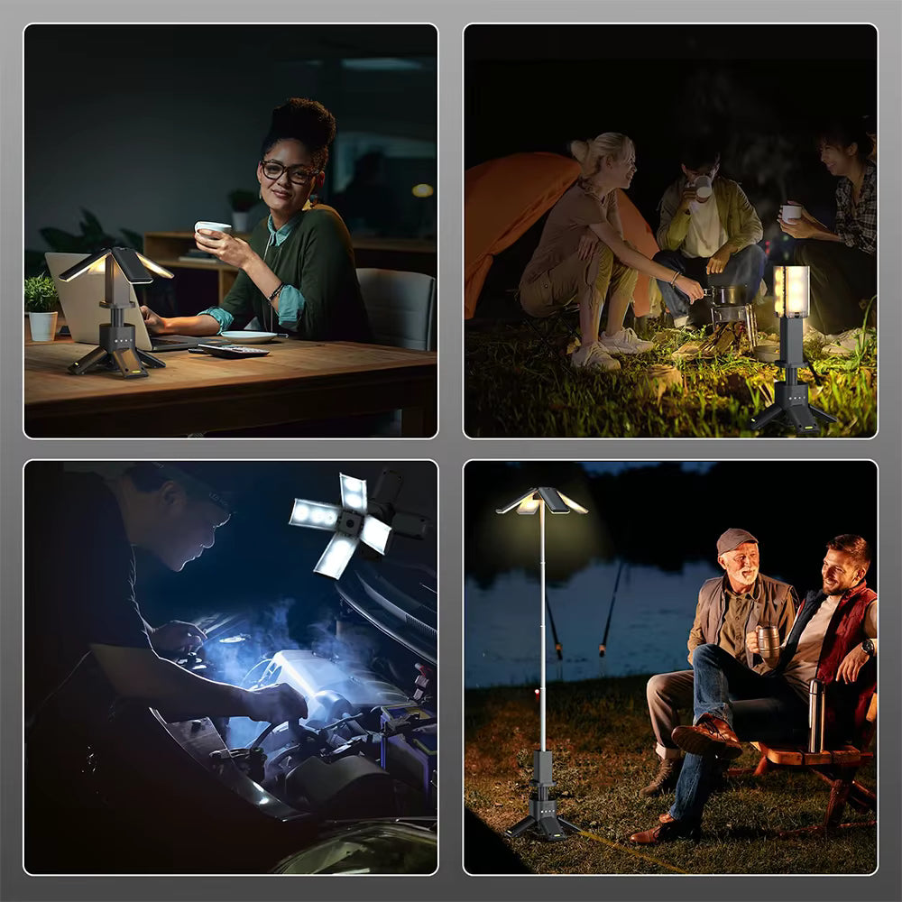World Camp™ Rechargeable Outdoor Hiking Fishing Tent Lamp