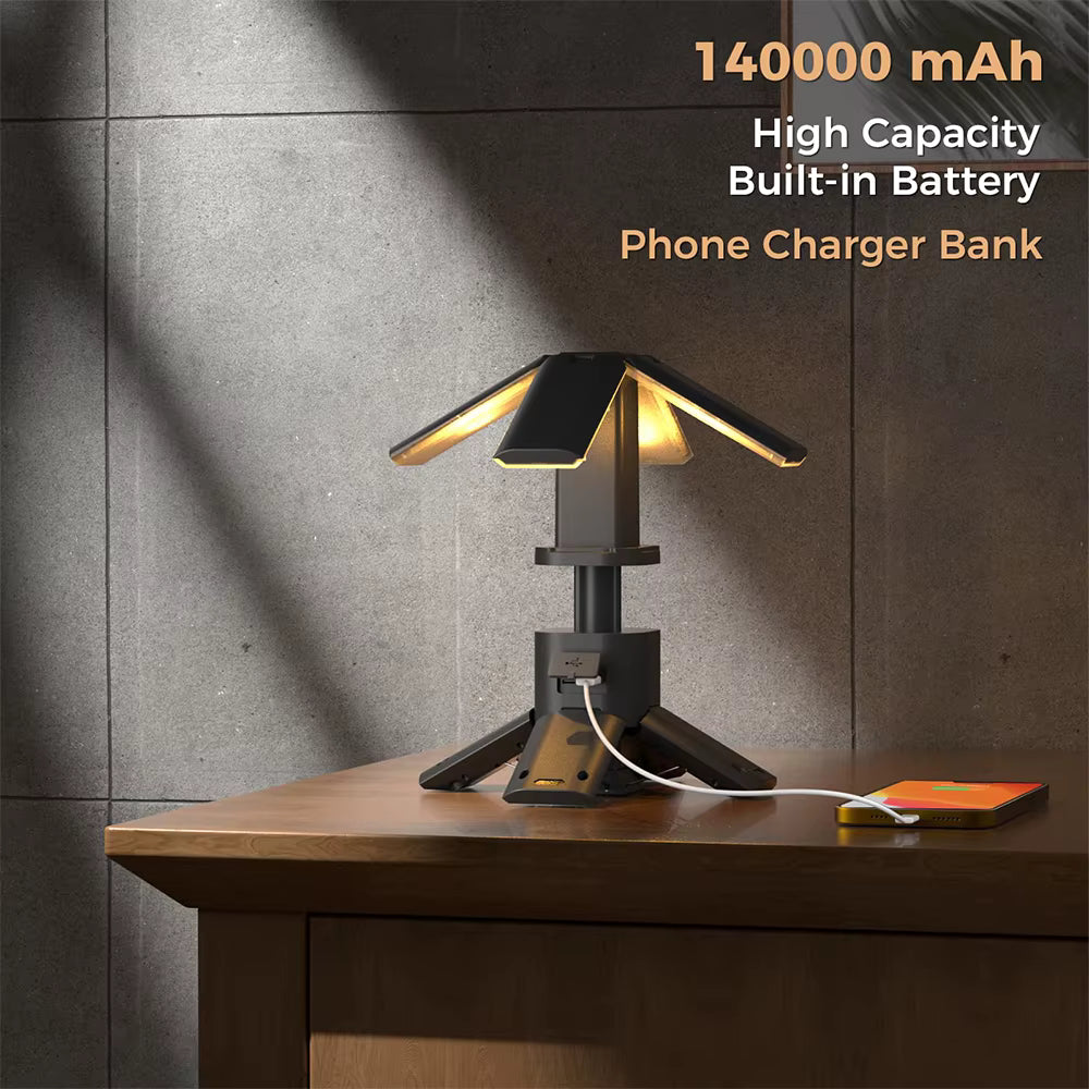 World Camp™ Rechargeable Outdoor Hiking Fishing Tent Lamp