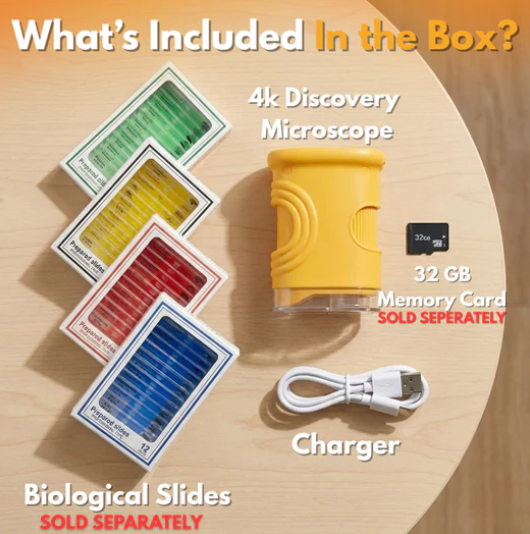 World Camp™ 4K Discovery Microscope